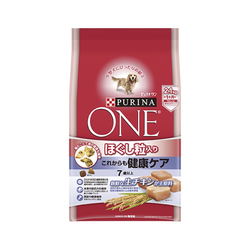 ほぐし粒入り7歳以上 これからも健康ケア チキン - ピュリナ ワン ドッグ